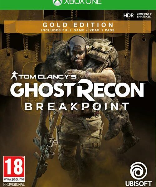 Xbox One Game Tom Clancy Ghost Recon Breakpoint Gold