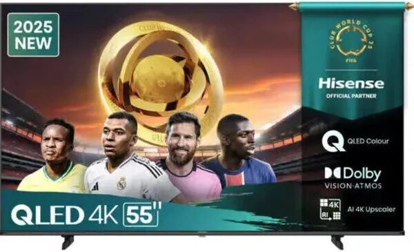 Hisense 55Q6Q 55-inch 4K UHD QLED VIDAA Smart Television