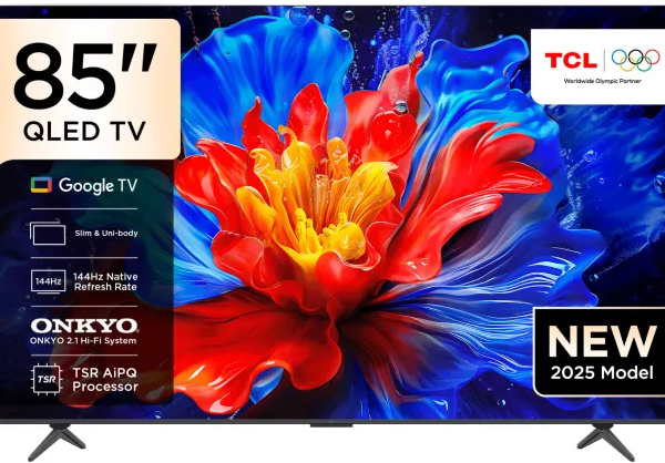 TCL 85 Inch P8K QLED 144Hz Google LED TV