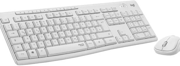 Logitech MK295 White Wireless Keyboard & Mouse Combo