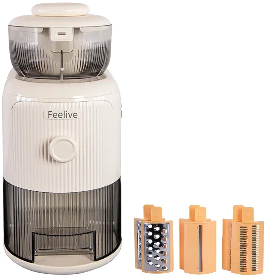 Feelive 3 Blade Set 1.8L Food Processor